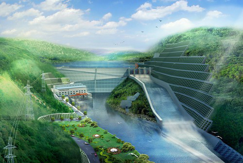 察哈尔右翼中老挝南塔河1号水电站项目
